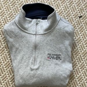 #vineyard vines 1/4 zip sweatshirt UNIVERSITY OF TAMPA